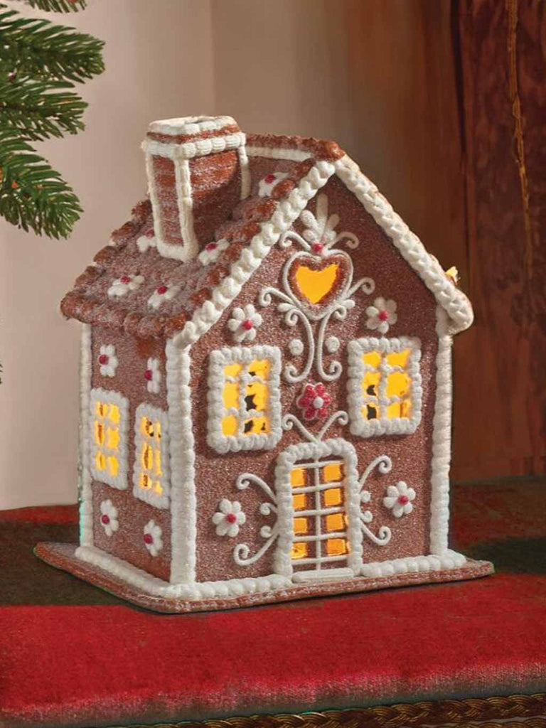 20 x 14.5 x 26 cm Gingerbread Edelweiss Chalet