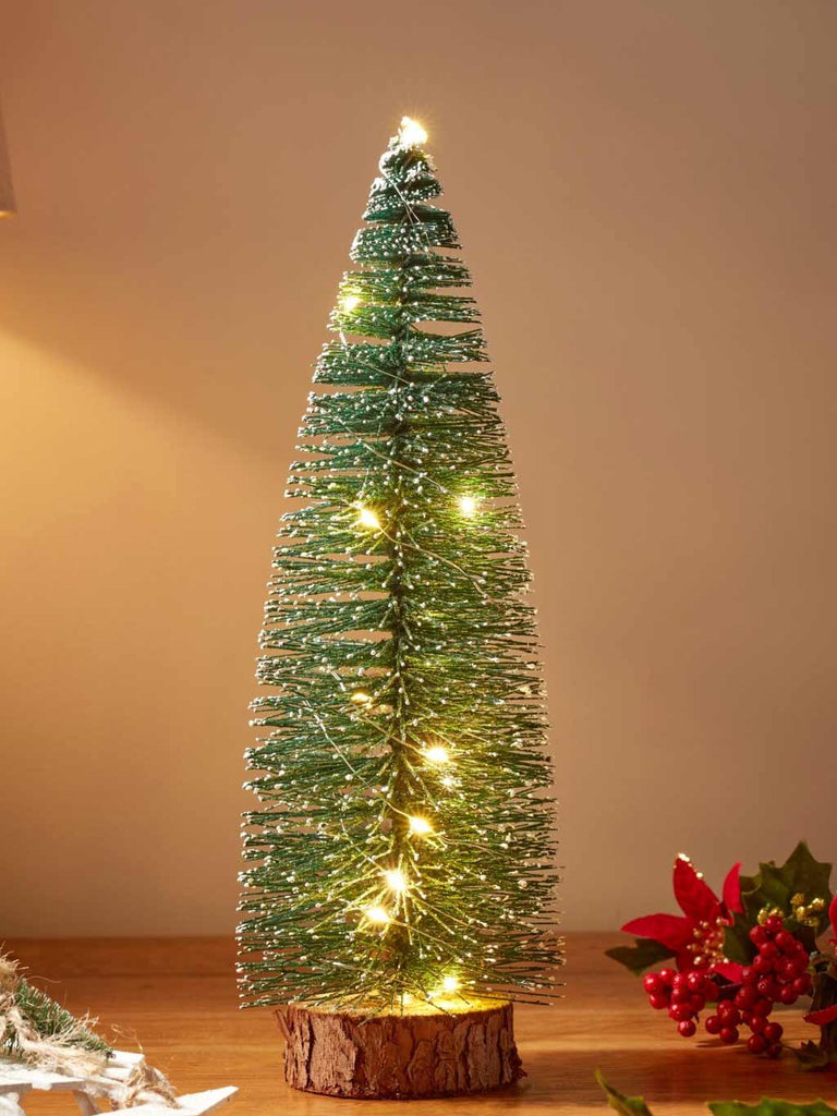 Inlit Frosted Fir 30cm