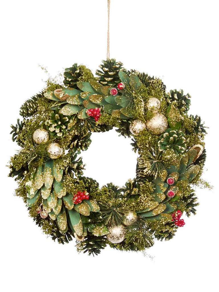 36cm BaublePine Wreath