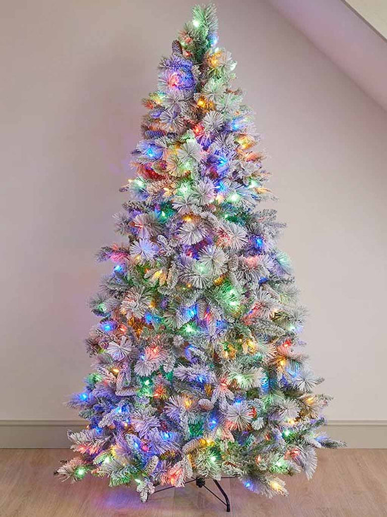 7ft InLit Snowy Cone Conifer