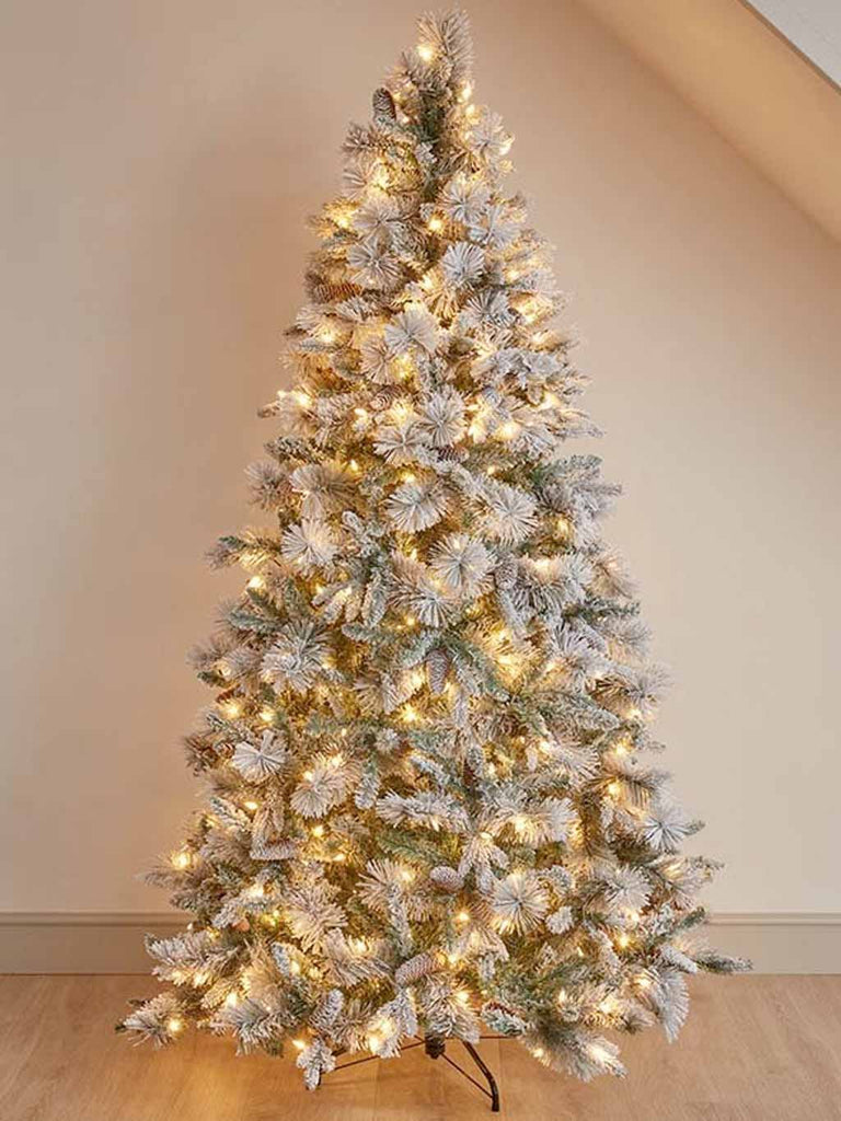 7ft InLit Snowy Cone Conifer