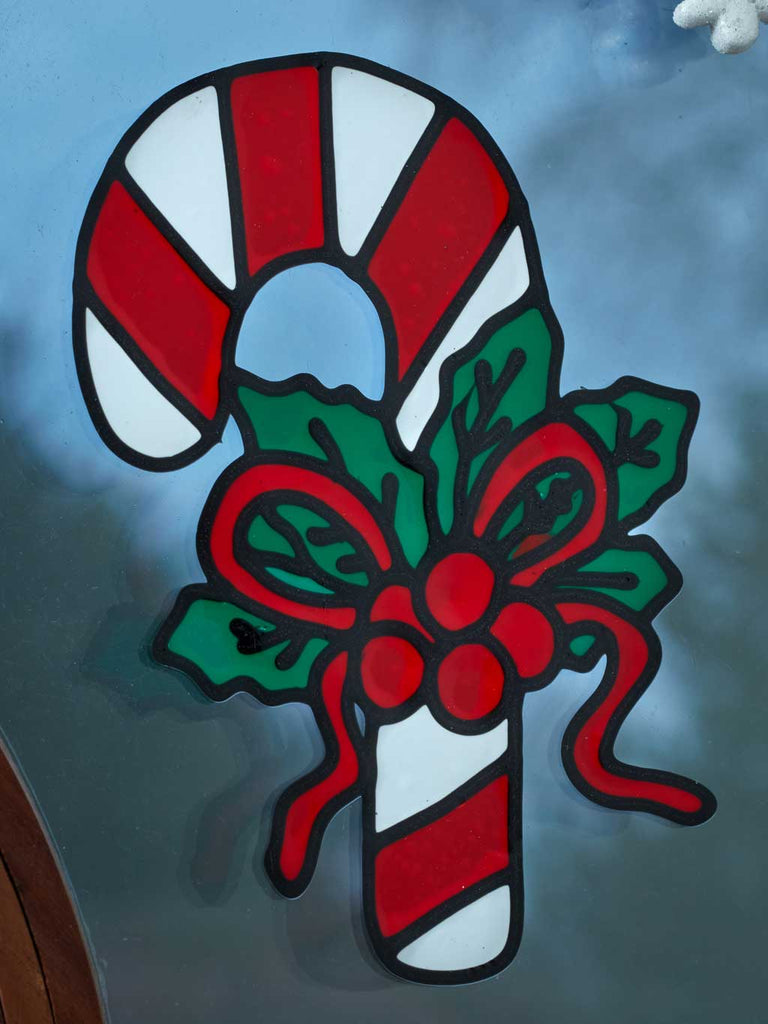 25cm Candy Cane Window Sticker