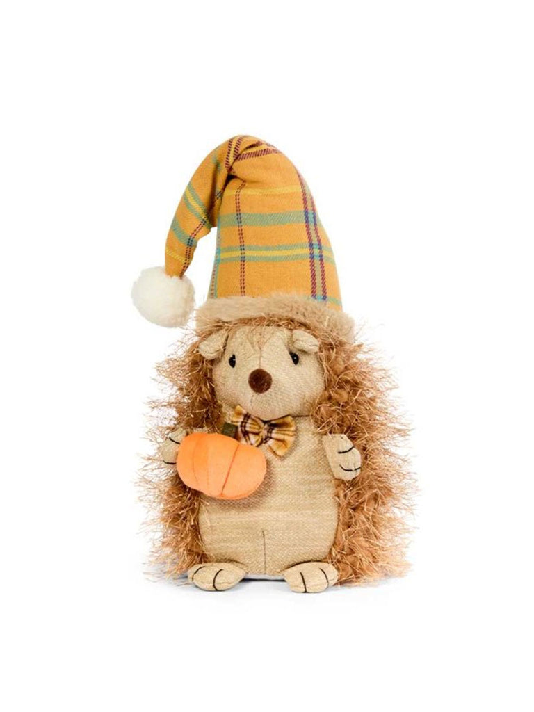 25cm Plush Hedgehog with Pumpkin