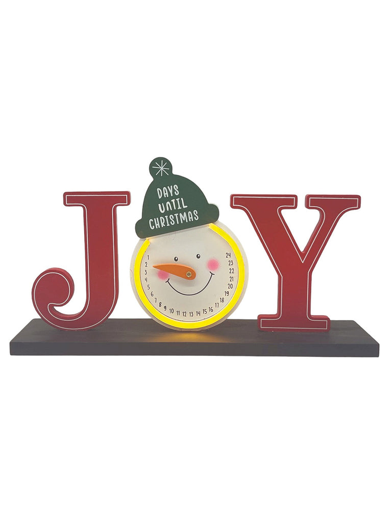 LED Joy Countdown 32x17cm