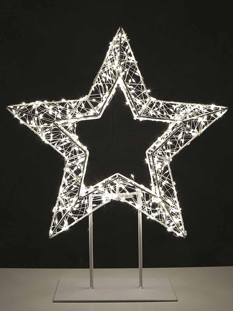 46cm LED Star on Stand (720L) - Warm White
