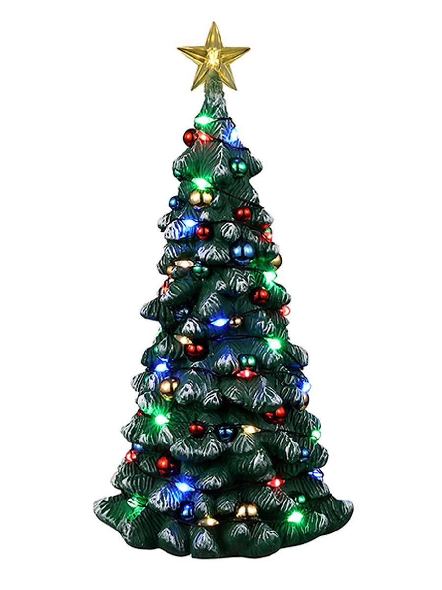 Snowy Christmas Tree, B/O (4.5V) Seasons Christmas Outlet