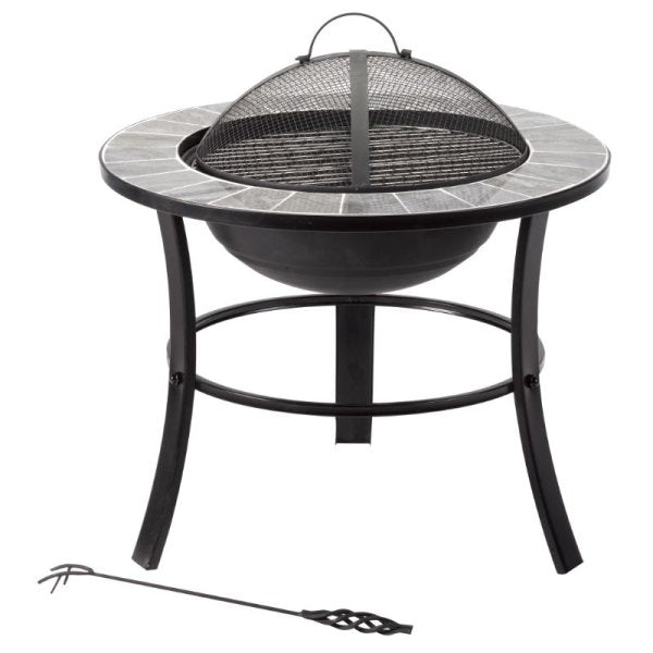 Nero Stonegate Firepit With Grill