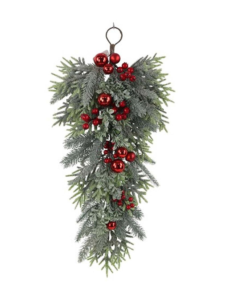 71cm Red Berries Swag