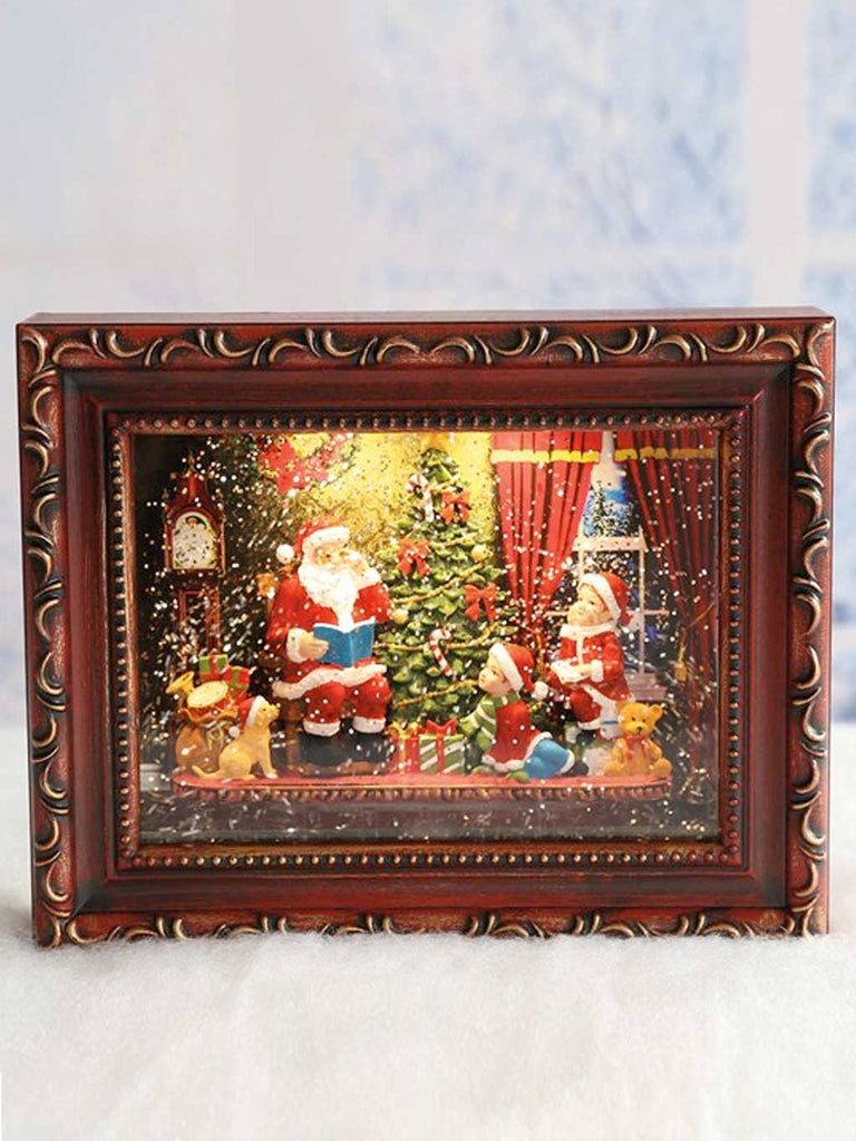 25cm B/O Santa Frame Water Spinner