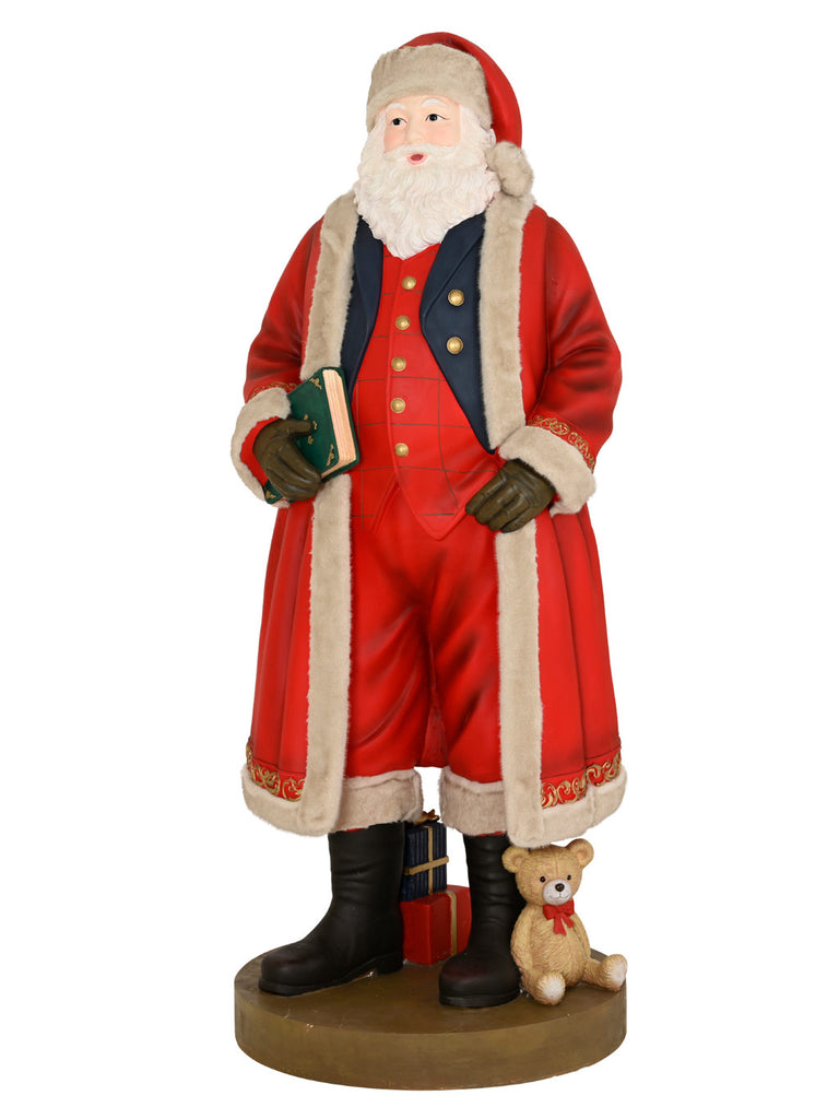 163cm Santa Figure in Red Cloak