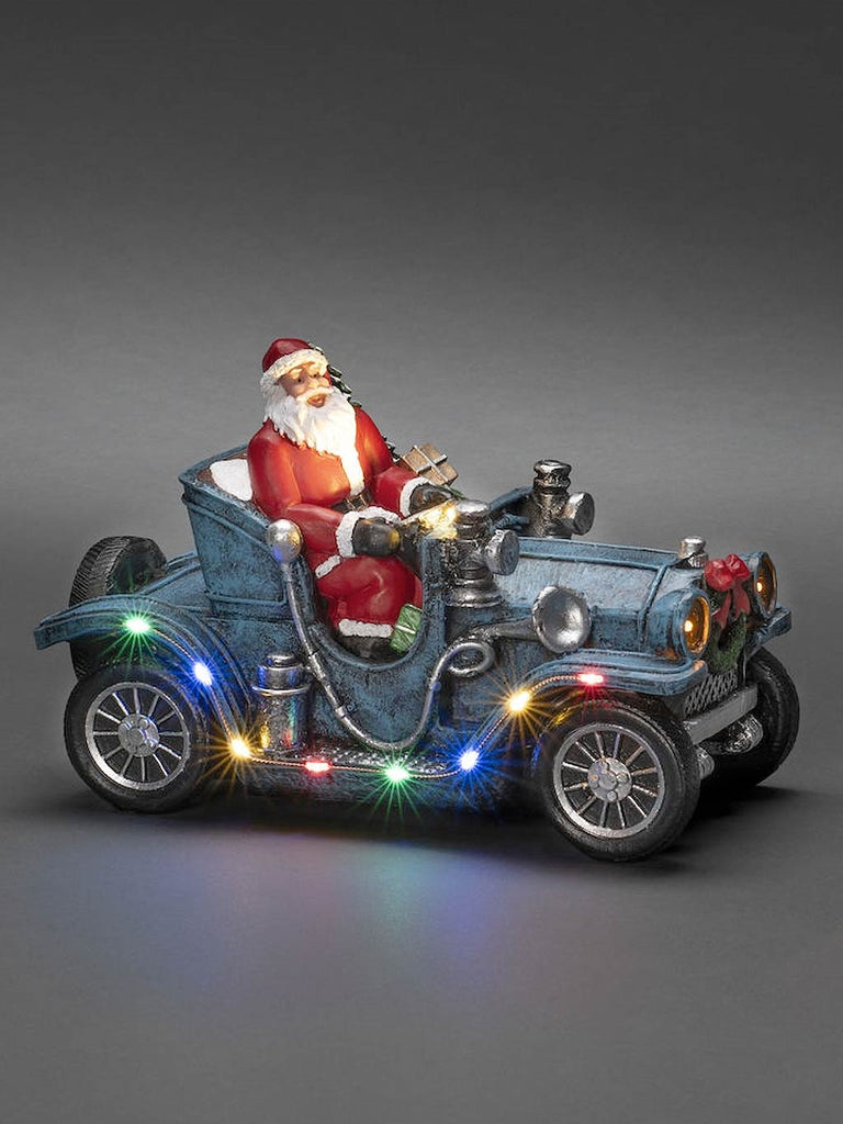 B/O Santa in Car with 11 LEDs