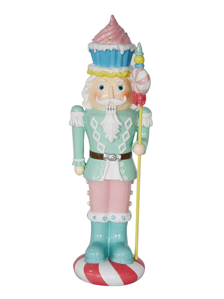 35cm Nutcracker Figure - Pastel Candy Colour