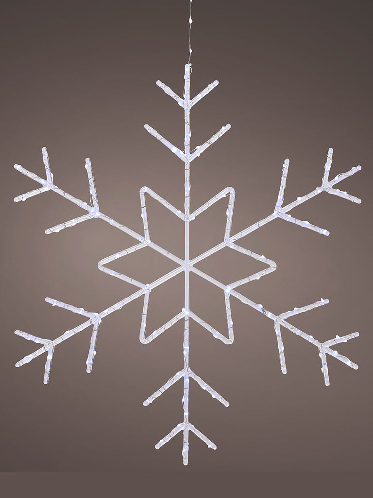 60cm B/O Clear Snowflake Silhouette with Micro LEDs