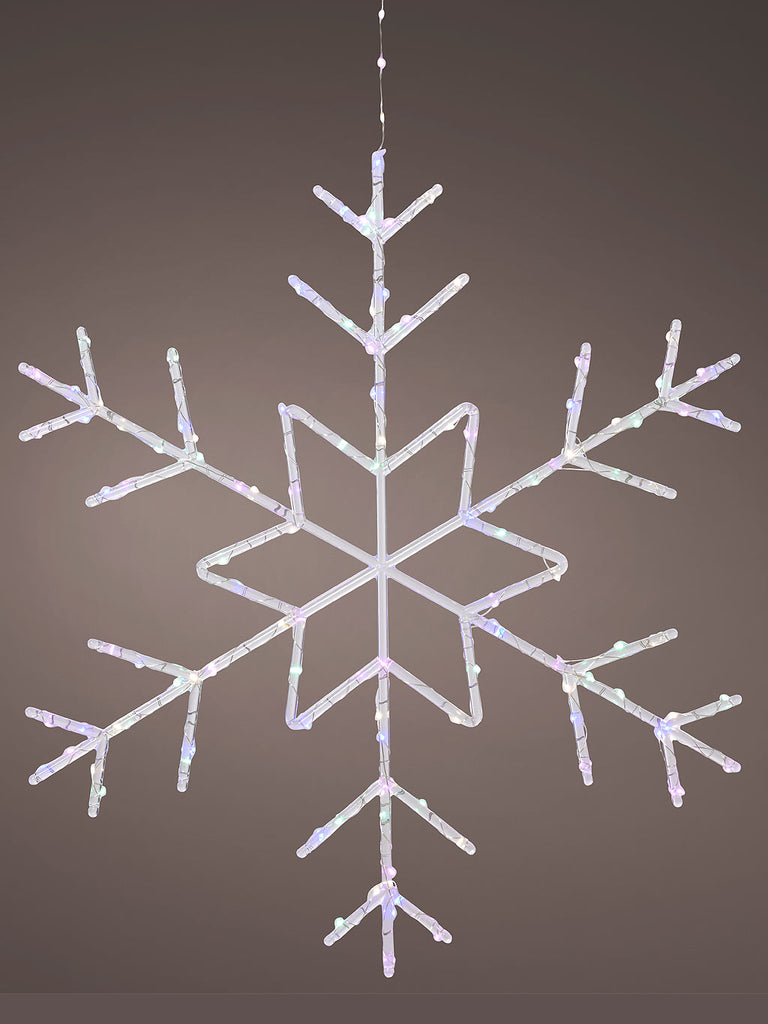 60cm B/O Clear Snowflake Silhouette with Micro LEDs