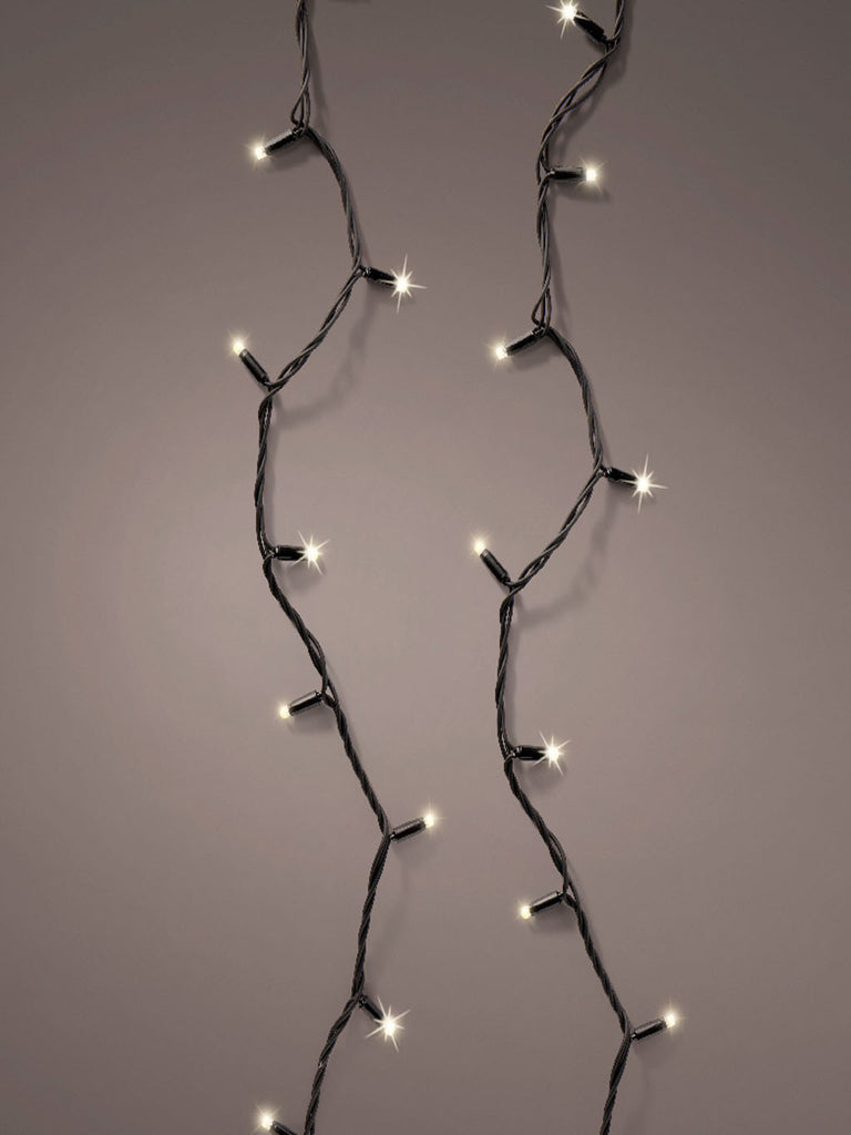 96L LED 'Pro-Lights' Basic with Flashing Effect - Outdoor - Black Cable/Warm White