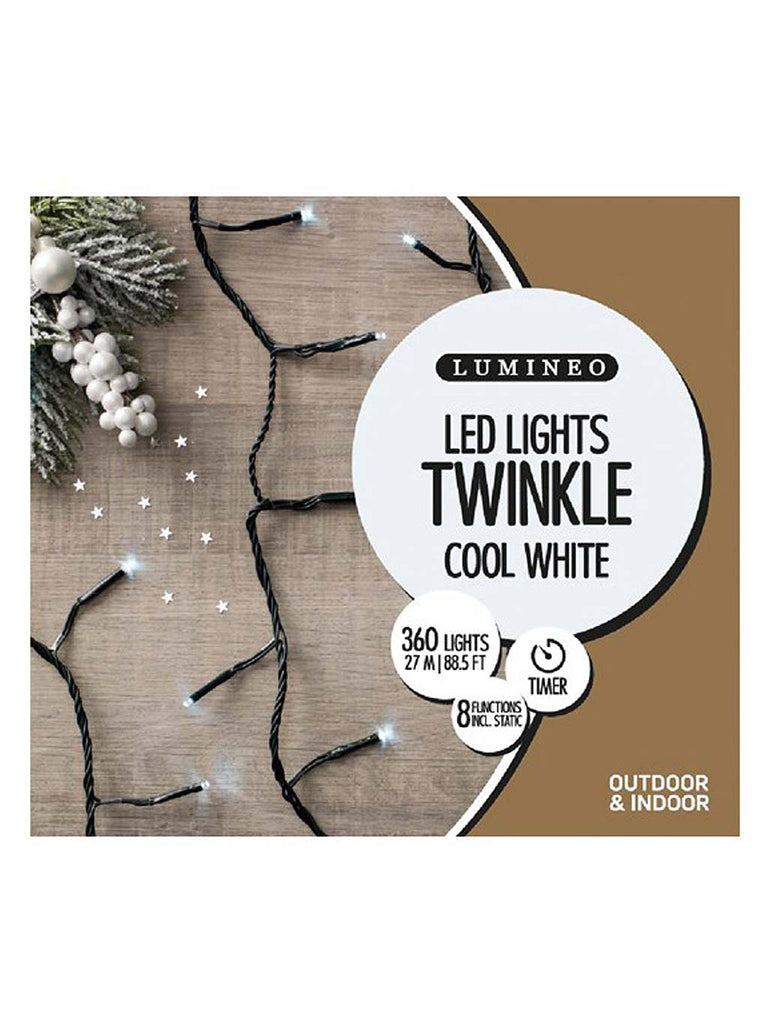 360 LED Twinkle Lights - White