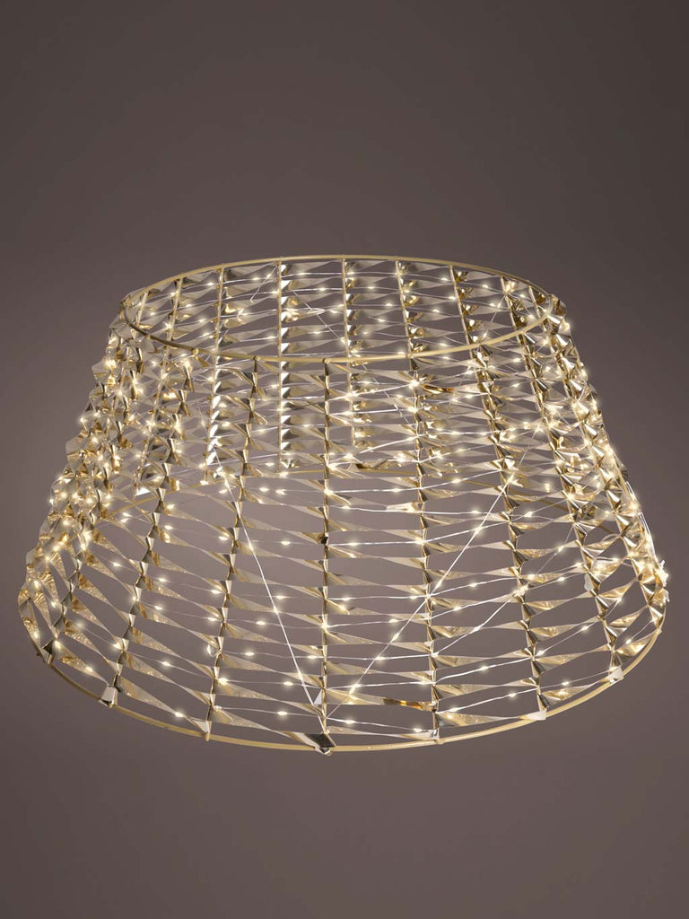 72 x 28cm M/A Micro LED Tree Skirt - Warm White