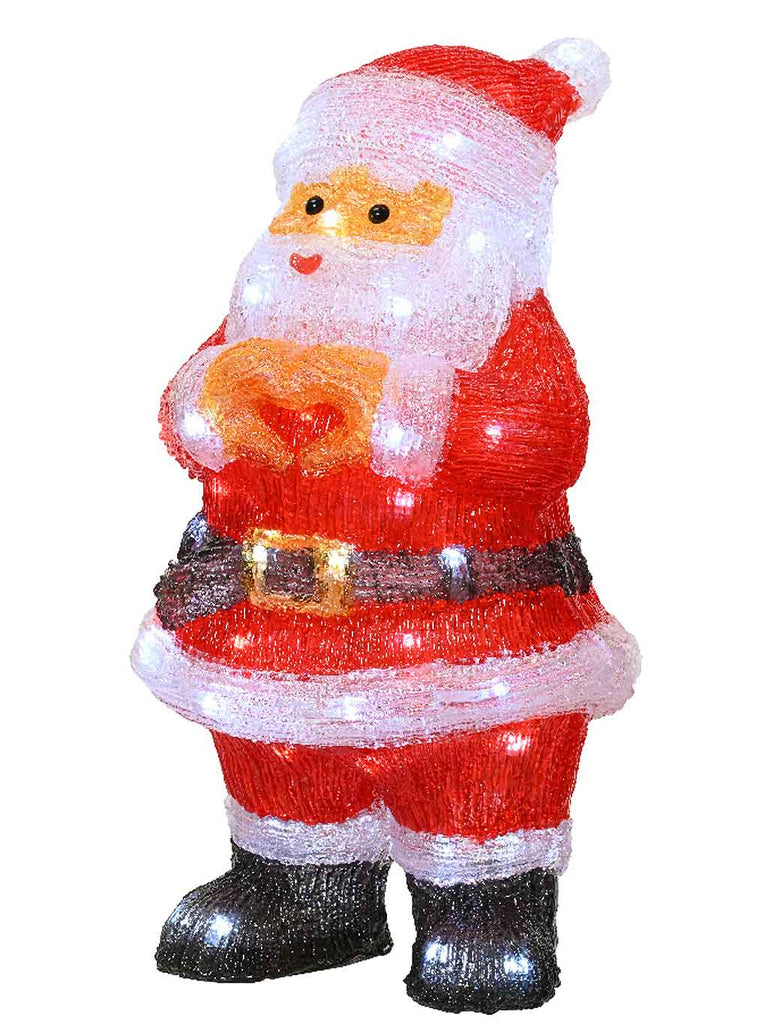 41cm Acrylic LED Santa