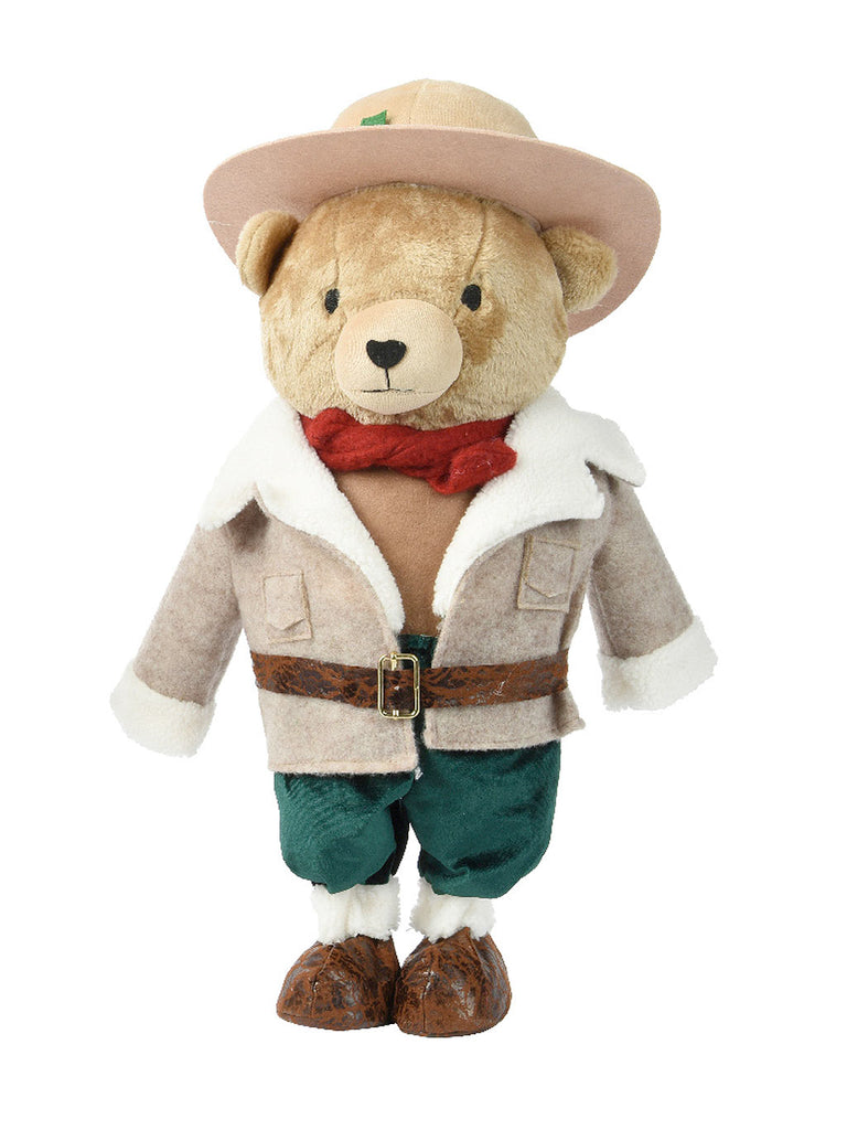 45cm Standing Bear - Brown Coat
