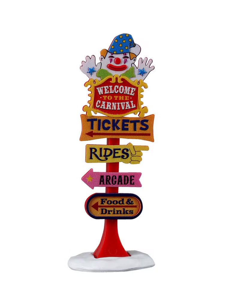Carnival Welcome Sign