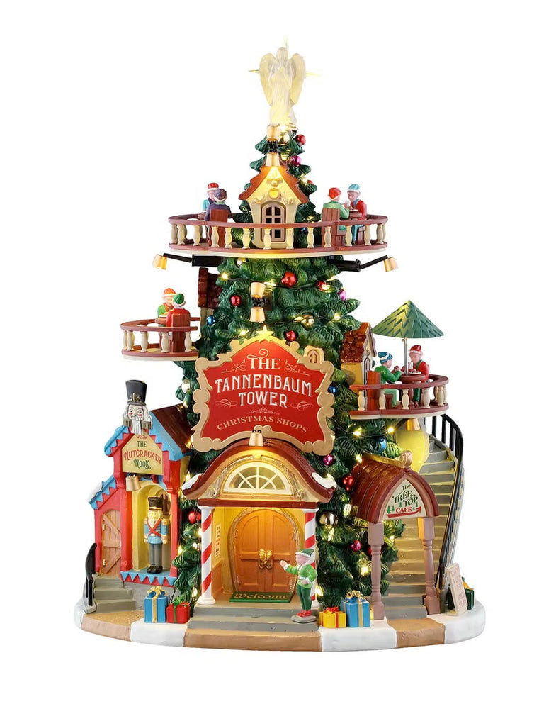 The Tannenbaum Tower Christmas Shops, B/O (4.5V)