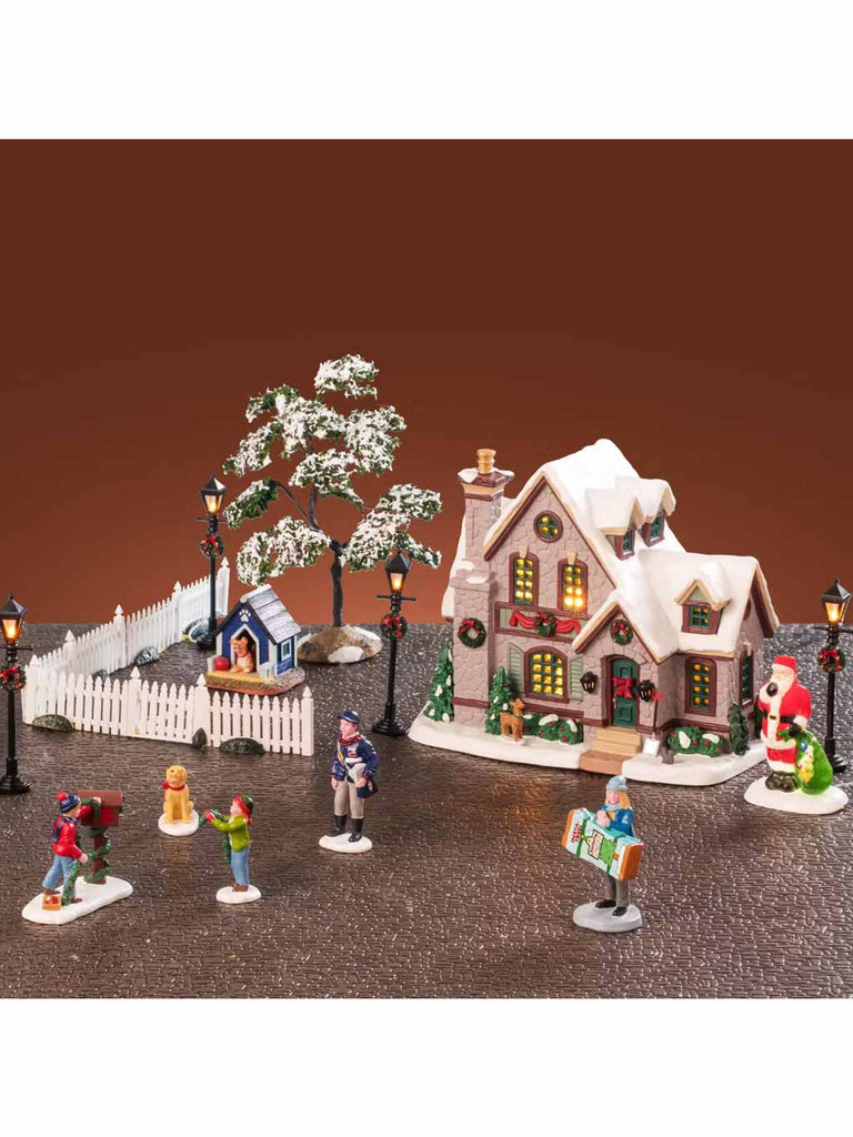 White Christmas Set, with 4.5V Adaptor