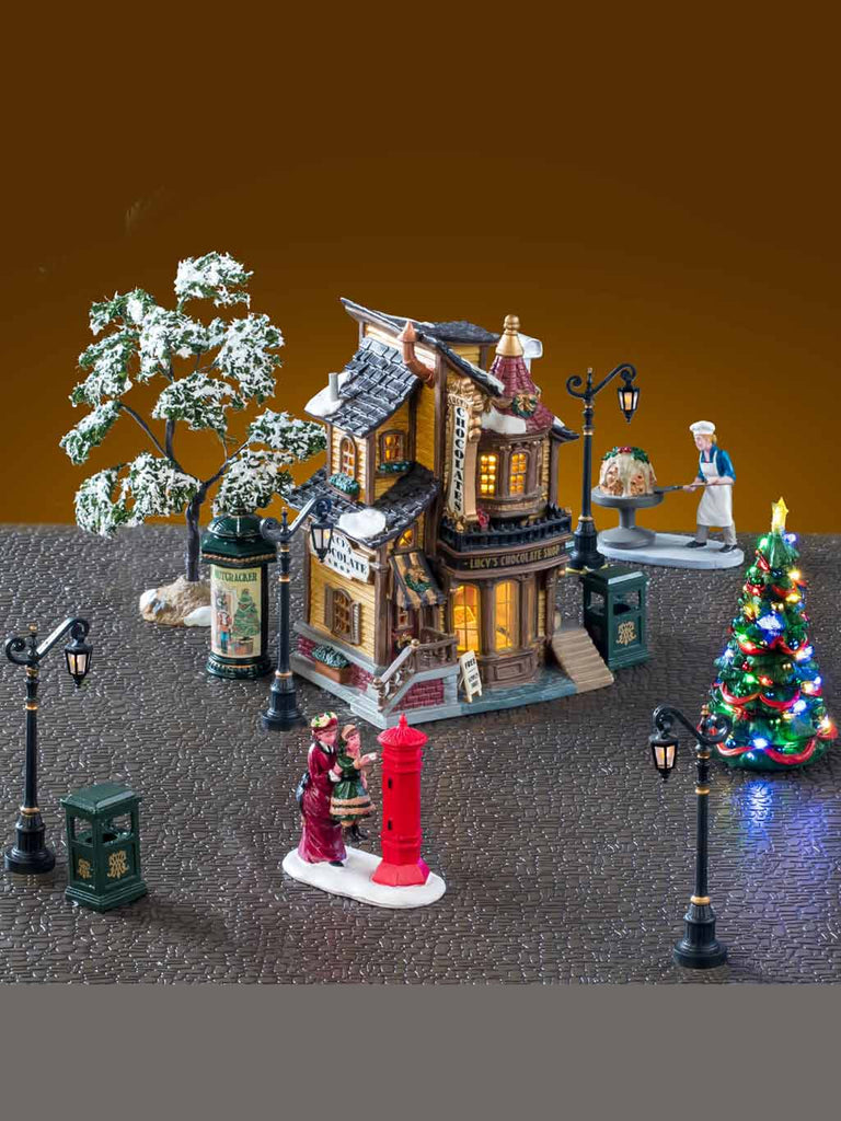 Lucy's Chocolate Shop Set, with 4.5V Adaptor