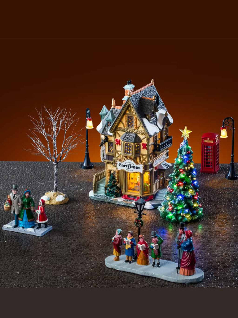 Tannenbaum Christmas Shoppe Set, with 4.5V Adaptor