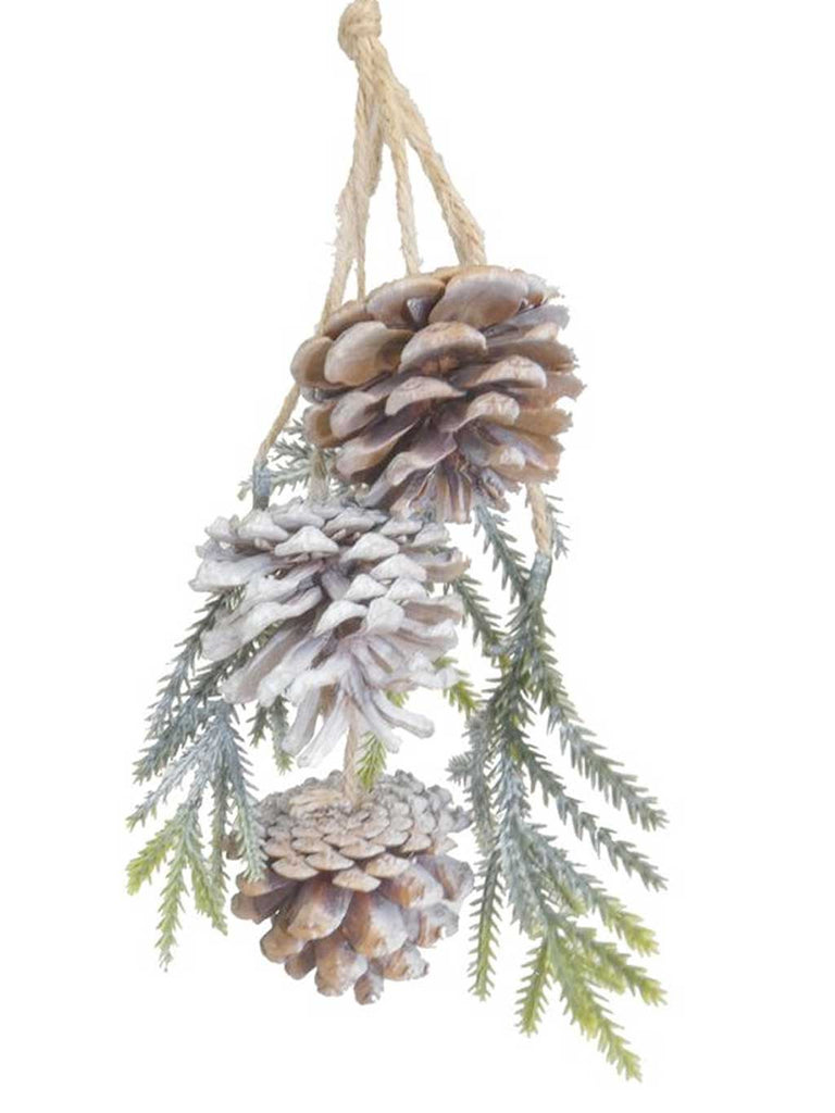 30cm Pine & Cone Hanger
