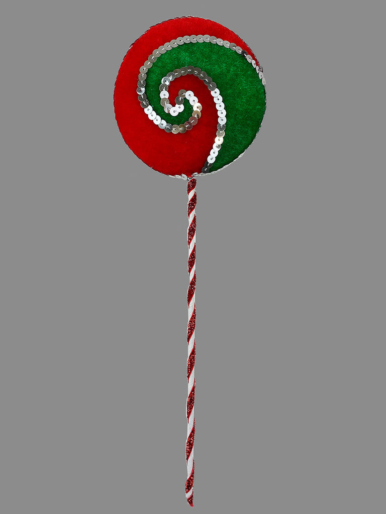 45cm Lolly Pick - Red/Green