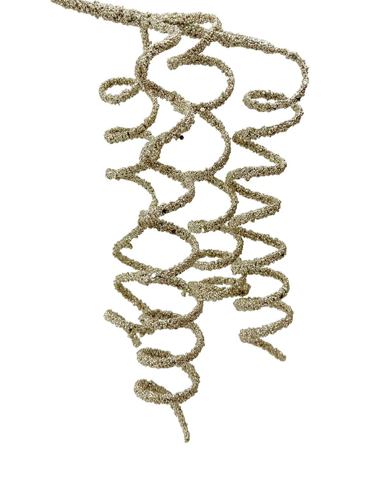 79cm Curly Trailing Stem Gold