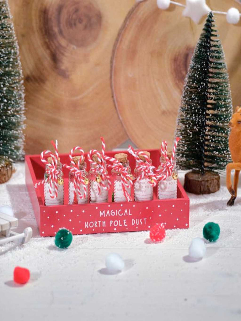 Magical North Pole Dust Glass Jar