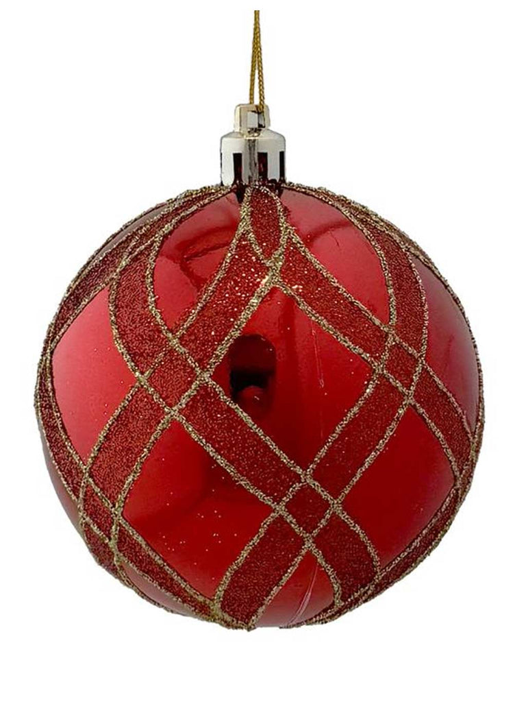 8cm Hand Dec Regal Bauble