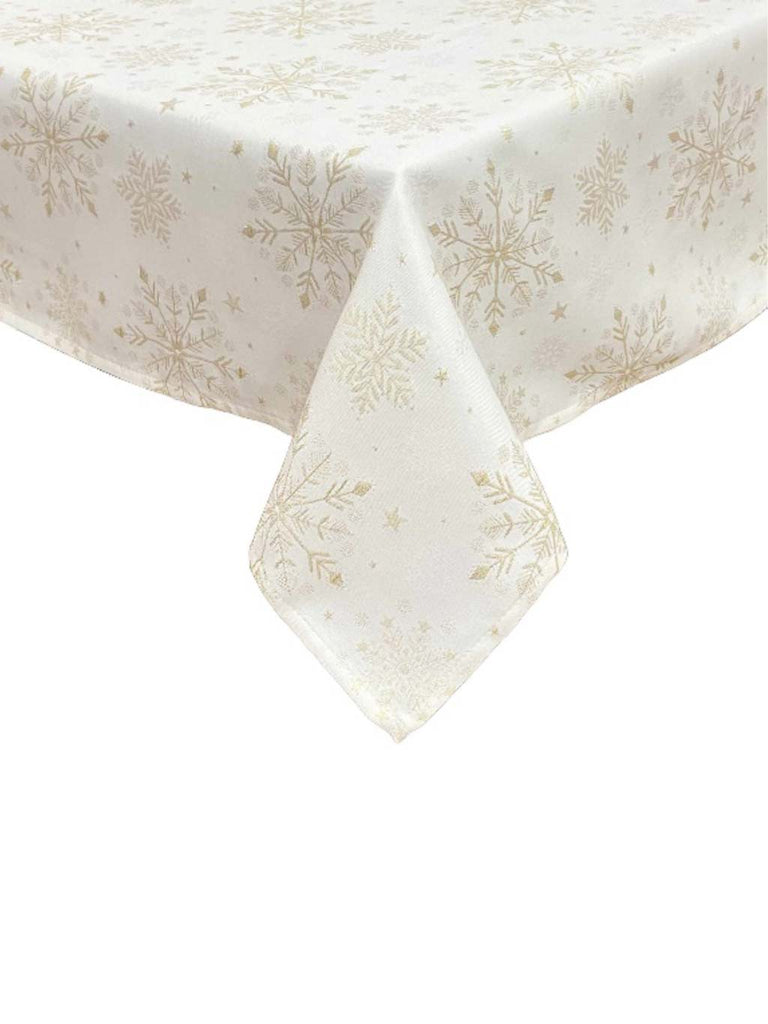 53”x 88” Snow Fall Tablecloth