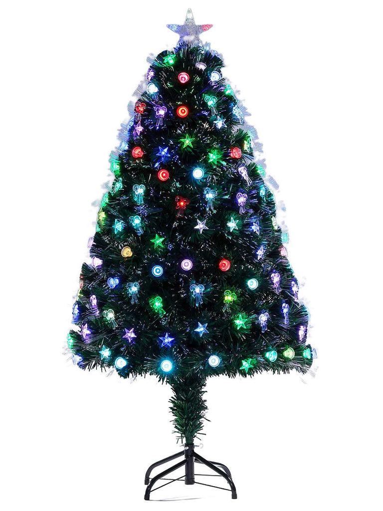 Orion Fibre Optic Tree with Candy Cones, Stars And Bells