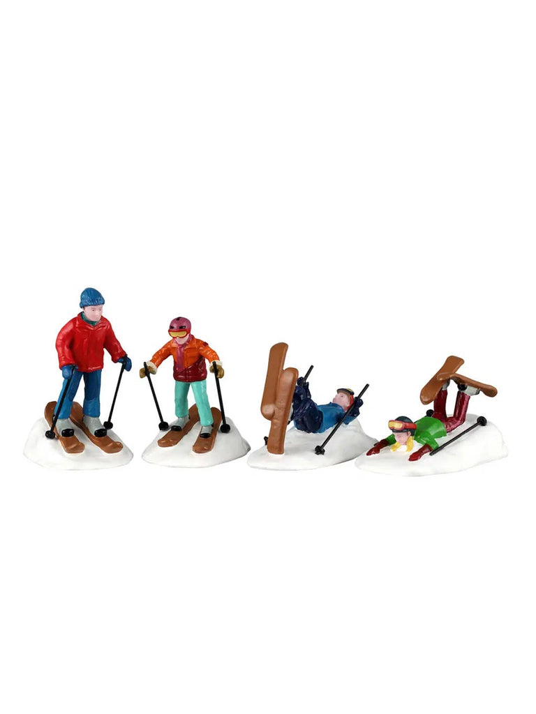 Ski School Lessons, Set of 4