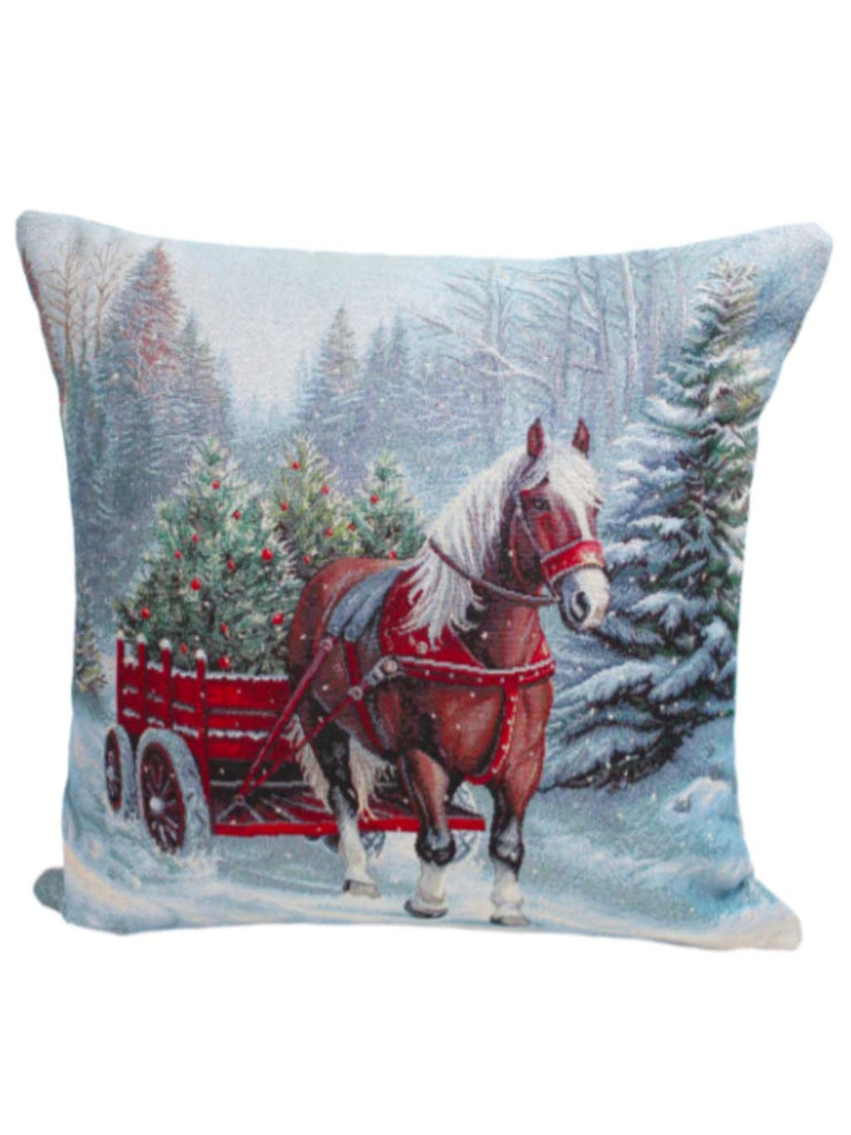 Winter Ride - Complete Tapestry Cushion