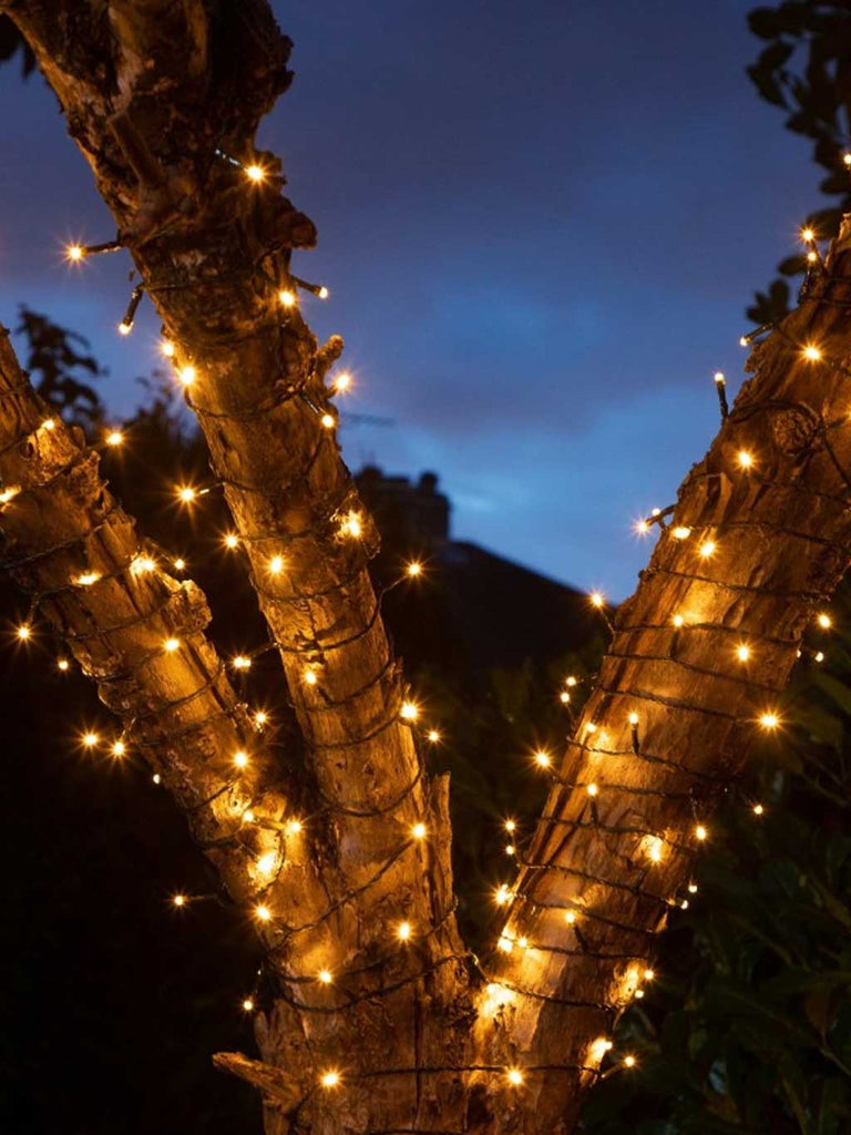 200 Fit & Forget B/O Multifunction String Lights - Warm White