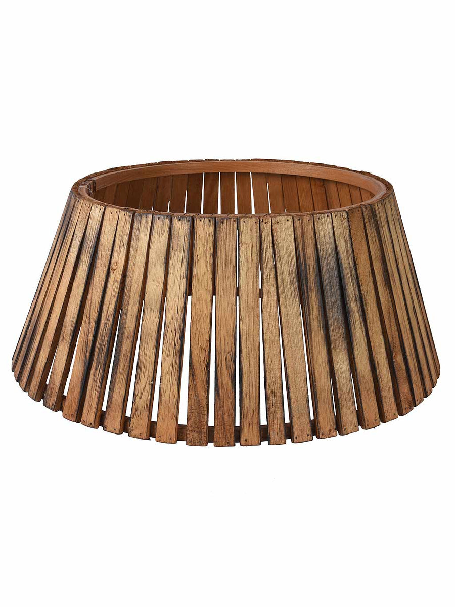 Tree Ring Wooden Slatted – Seasons Christmas Outlet