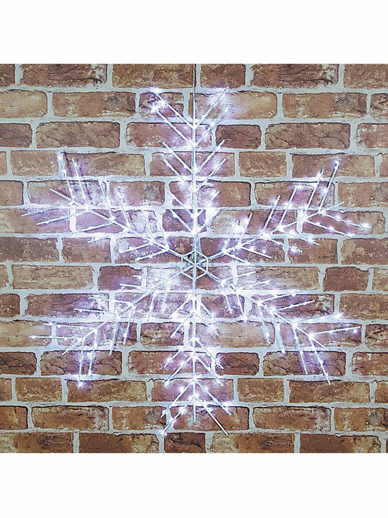 75cm Snowflake Silhouette Light with 240 White LEDs
