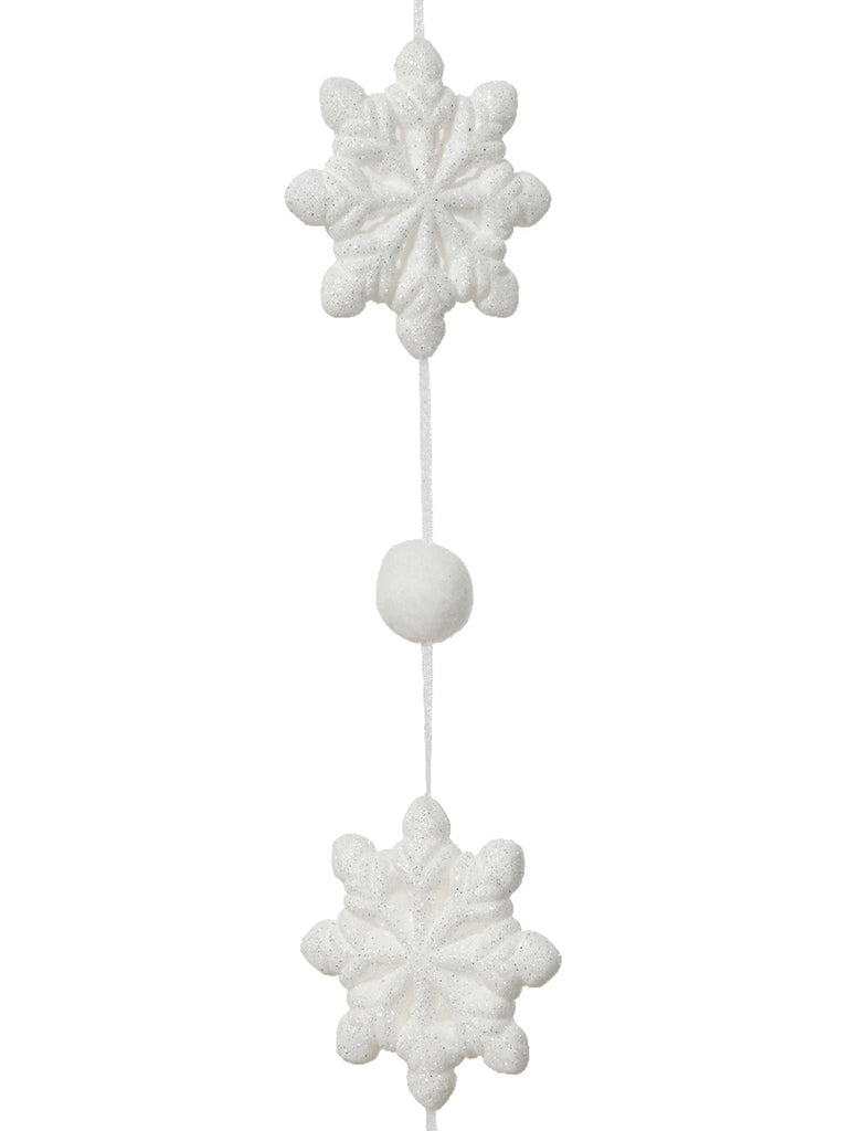 177cm Foam Snowflake Garland