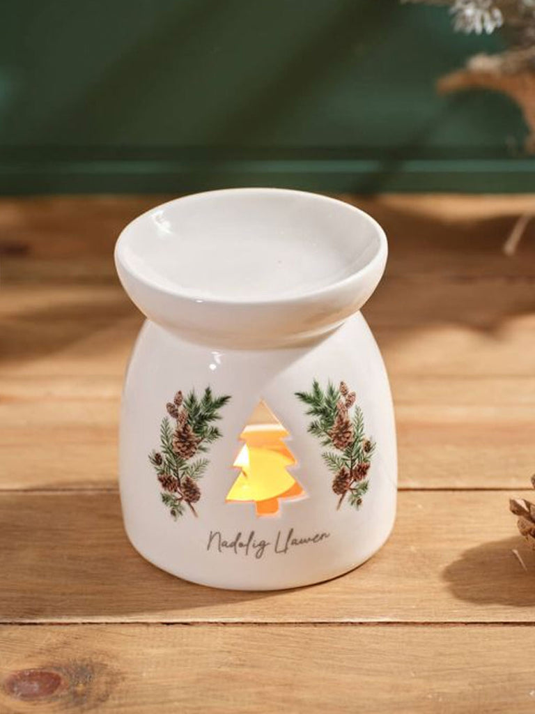 Welsh Evergreen Stoneware Wax Melt Burner