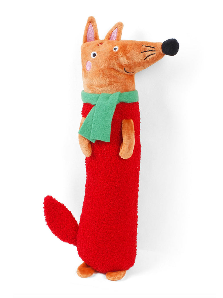 Red Fox Sausage Squeaker - Large