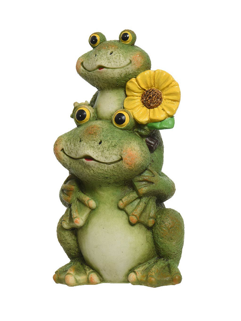 30cm Frog on a Frog Ornament