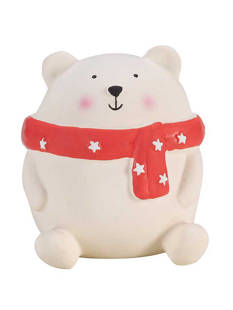 10cm Latex Polar Bear