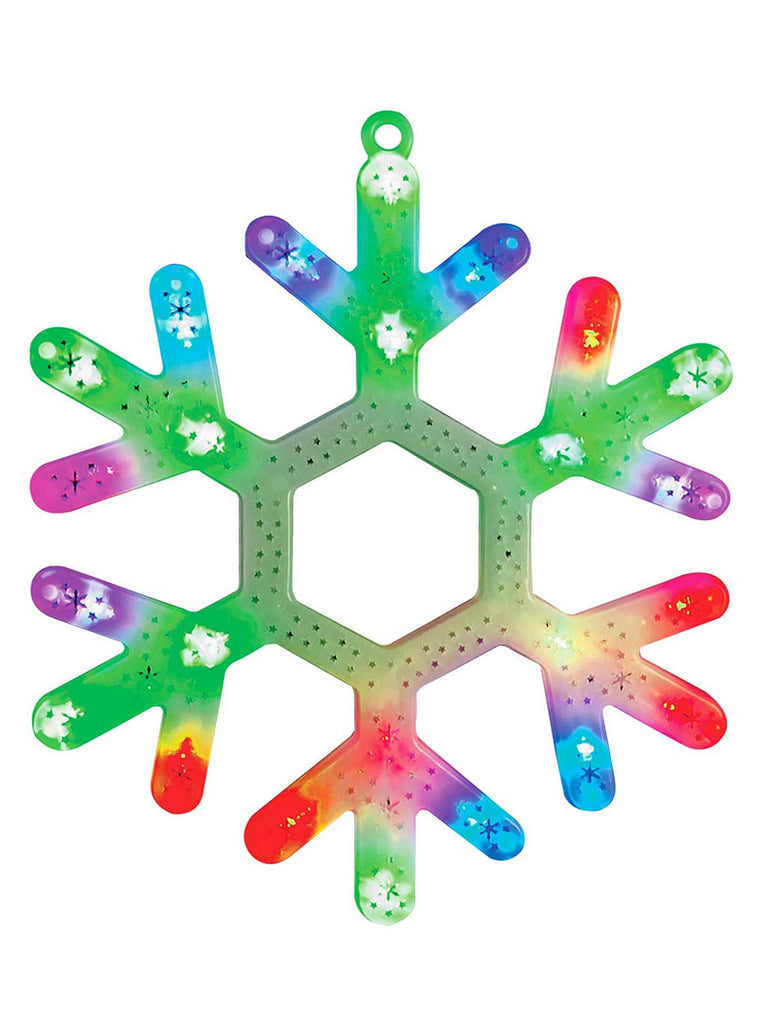 30cm 20 LED Colour Window Light - Snowflake