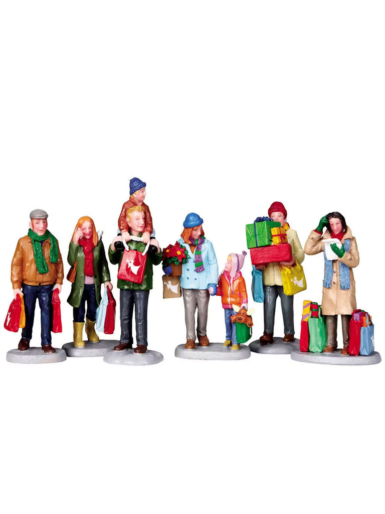 Holiday Shoppers, Set of 6