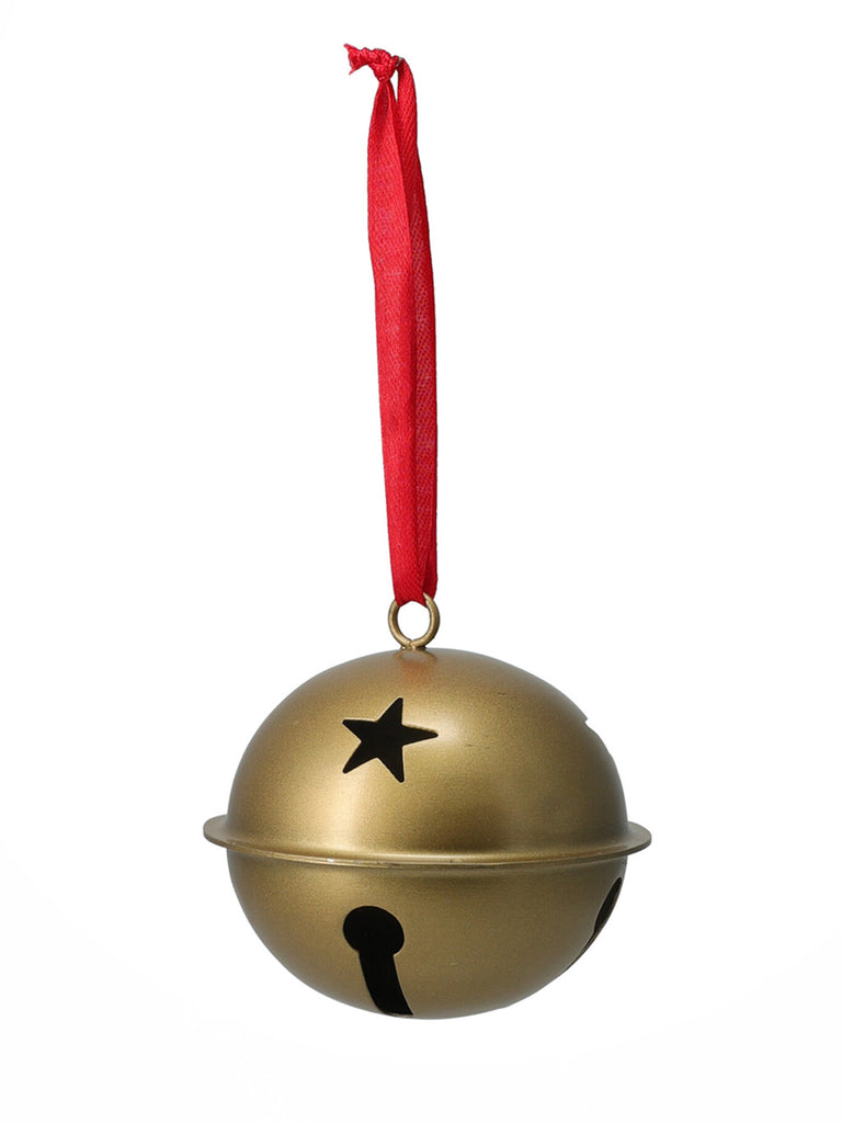 Bell Hanging Decoration - Gold 8cm