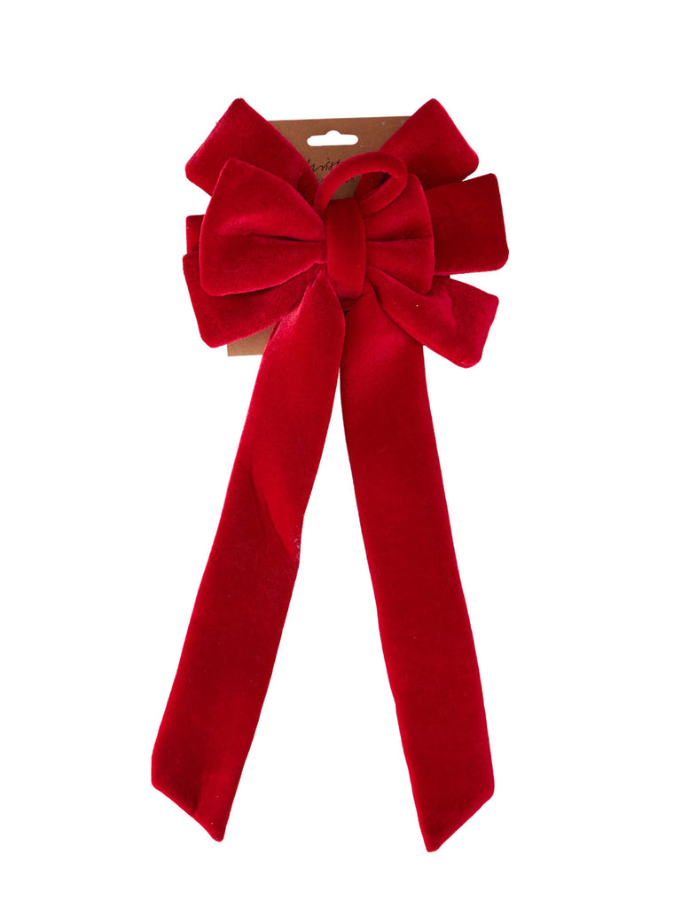 49cm 2 Layer Bow - Red