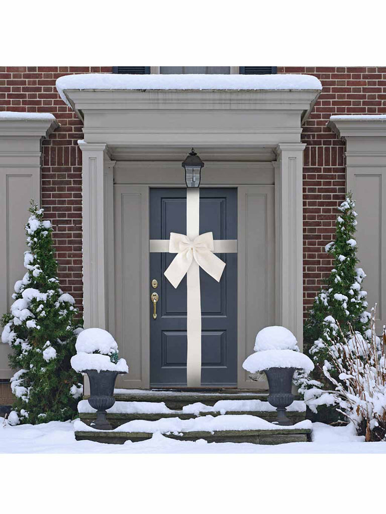 4M Door Bow - White